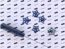 36 Pc Titanium Round Perforated Micro Burr Plate 2.0mm w/ Hex Screws OEM Kit picture