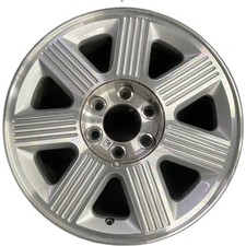 OEM Lincoln Machined Silver Navigator Rim 18
