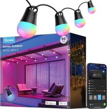 Govee Smart Outdoor String Lights 2, 96ft RGBIC Patio Lights with 30 Bulbs picture