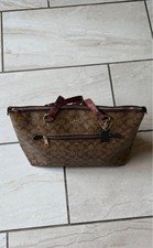 coach purse vintage leather brown picture