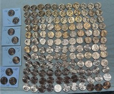 1958-1959-2025 PDS UNC Set 152 Lincolns+60D+SD+7 1982 variety+Free Buffalo;Wheat picture