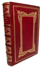 c1880 John Milton Poetical Works Full Red Morocco Gilt James Comerford Copy picture