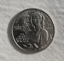 2024 D Dr Mary Edwards Walker 'In Cod We Trust' (error)  AWQ Washington Quarter picture