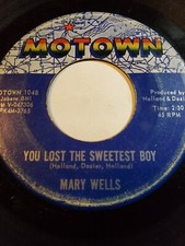 Mary Wells - You Lost The Sweetest Boy -Motown GOOD F88A picture