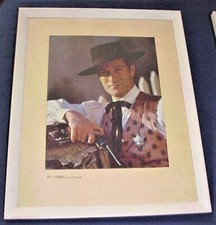 TV GUIDE COVER PORTRAIT, A RARE HUGH O'BRIAN AS WYATT EARP, FEB. 9TH. 1957 picture