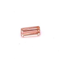 Imperial Topaz 0.71 Ct IF Emerald Cut Pink Peach Natural Brazil I220 picture