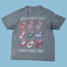 Vintage Rolling Stones 90s Voodoo Lounge Tour T-Shirt - XL picture