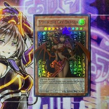 Slifer the Sky Dragon Custom Art Secret Rare Holo Overframe YuGiOh picture