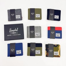 Herschel Men's women's RFID Roy Polyester Wallet Coin Purse Card Bag Gift Box picture
