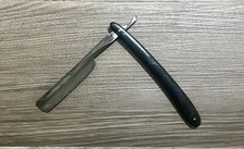 Vintage Klas Tornblom Eskilstuna Folding Straight Razor Shaving Knife Black picture