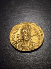 Byzantine GOLD Solidus Constantine IV 668-685 AD 4.29g -VeryRare Ancient Gold picture