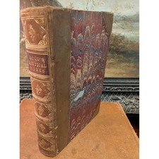 Antique The Poetical Works of Thomas Hood 1886 Leather Marbled Book picture
