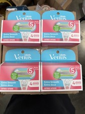 Lot  of 4 Gillette Venus Extra Smooth Razor Cartridges- NEW SEALED picture