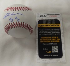 Gavin Williams Signed MLB Baseball Inscribed Big Rig JSA picture