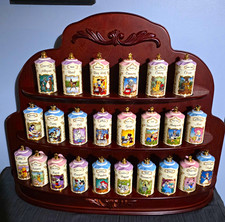 Lenox Walt Disney 24 Spice Jar Collection with Wooden Display Rack picture
