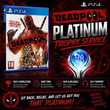 Deadpool PS4 Platinum Trophy Service picture