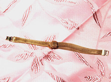 Vintage Napier Signed Goldtone Double Strand Mesh Bracelet with Center Love Knot picture