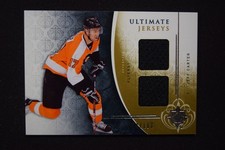 Jeff Carter 2009-10 UD Ultimate Collection Ultimate Jerseys /100 Dual Relic picture