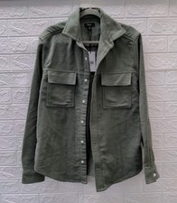 New Reiss Camber Men's Long Sleeve Twin Pocket Green Size M picture
