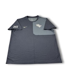 Nike Dri-Fit UCF Knights Team-Issued UV Coaches Shirt Black/Gray Mens Sz 2XL EUC picture