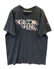 Vintage Volcom V-Line Science T-Shirt Mens L Charcoal Skate Made In USA Y2K #233 picture