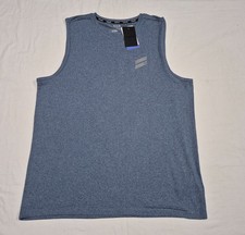 Hurley Men's Exist  Breathe Performance Tank top Poly  Gladiator Submarine Blue picture