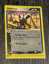 Pokemon Umbreon 24/100 EX Sandstorm (2003) Vintage Non-Holo Rare - NM/LP in picture