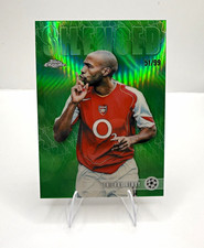 Topps Chrome UCC Thierry Henry Silenced Green Refractor /99 #SHH-2 Arsenal picture