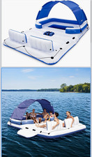 Bestway CoolerZ Tropical Breeze 6-Person Inflatable Party Island w/ Sunshade picture