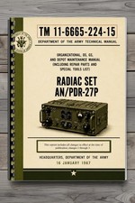 Vintage 1967 AN/PDR-27P Radiac Set Maintenance Technical Manual 113 Pages picture