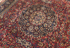 10'X13 ANTIQUE HAND-KNOTTED SAROOK BAKTIYARI TRIBAL TABRIZI WOOL MUTED RUG picture