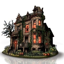 The Bradford Exchange Issue #2: 'Franklin Castle' Illuminated Sculpture 6.5