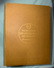 Vintage Webster's New International Dictionary 2nd Edition Unabridged 1961 picture