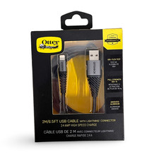 OTTER BOX USB CABLE 6.5 FT/2M WITH MFI CERTIFIED CONNECTOR - IPHONE -NEW IN BOX picture