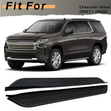 2PCS Fits for Chevrolet Tahoe 2021-2026 Running Boards Side Steps Bars Black picture