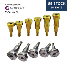 5Pcs Healing Abutment Compatible with Neodent GM, GrandMorse, Grade 5 Titanium picture