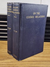1914 1st - ON THE COSMIC RELATIONS - HENRY HOLT  / Occult , Dreams , Mediumship picture