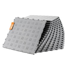 VEVOR Garage Tiles Interlocking 12x12 in 50 Pack Garage Flooring Tiles Silver picture