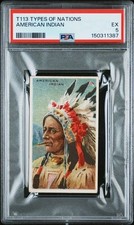 1910 T113 Types Of Nations American Indian Multi Brands PSA 5 picture