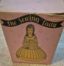 Vtg Southern Bell “ The Sewing Lady” 3 Pc Sewing Caddy By Dart Craftsman Corp picture