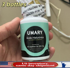 New 3 bottles Hyaluronic-Acid 30 Capsules 850mg Daily Health Supplement US-*-*-- picture