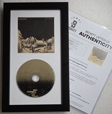 WEEZER AUTOGRAPHED CD DISPLAY BECKETT BAS LOA SIGNED RIVER CUOMO PRESENT GIFT picture