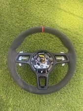 Custom Alcantara for Porsche 911 991 Boxster Cayman 981 PDK Steering Wheel picture