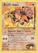 Brock's Vulpix [W Stamped] 037/132 Promo WoTC Promo Pokemon Lightly Played picture