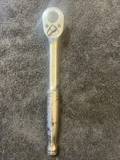 Vintage 1946 Snap-on L-710 1/2” Drive Ratchet 10” USA 3-Ring Handle picture