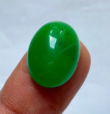 Natural Certified 16 Ct Green Tsavorite Garnet Oval Cabochon Gemstone picture