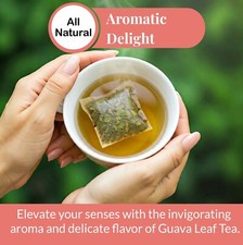 75 Guava Tea Bags, 100% Pure Guava Leaves Tea, Te De Guayaba, Herbal Tea picture