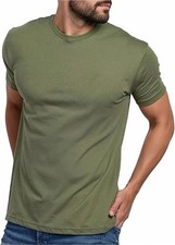 Mens T Shirts Soft Cotton Crew Neck picture