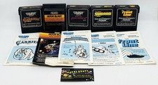 Lot Of 5 - Vintage ColecoVision Games Taito, Sega Carts Cartridges w/ Manuals picture