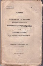 Original 1826 United States Commerce & Navigatrion Document Import/Export picture